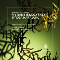 トーガ原宿店と「TOGA XTC」原宿店でグラフィティーアーティストMOZYSKEYとのコラボイベント開催