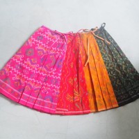 バリで作ったイカットの巻きスカート（限定品 ）