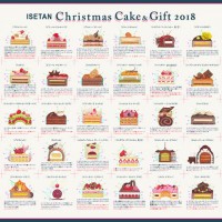 クリスマスケーキ断面図