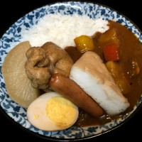 とりばか 白湯おでんカレー