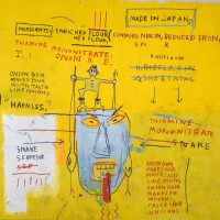 ジャン＝ミシェル・バスキア Onion Gum, 1983 Courtesy Van de Weghe Fine Art, New York Photo: Camerarts, New York Artwork © Estate of Jean-Michel Basquiat.Licensed by Artestar, New York