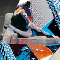 NIKE × sacaiのコラボスニーカーついに発売、「LDワッフル」と「ブレーザーMID」の2モデル