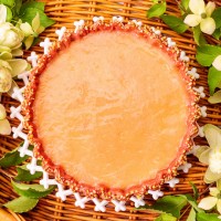 「ベイクドチーズと桃のコンポートタルト」※7月1日〜10日までの販売