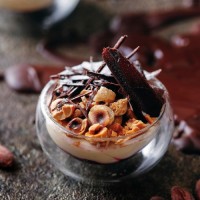 ヘーゼルナッツとカシスのチョコレートクリーム
