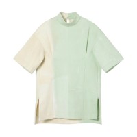 Itajime Shibori Cotton Double Face Top 5万600円