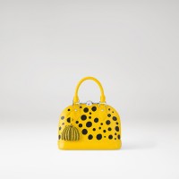 Louis Vuitton x Yayoi Kusama Alma BB in yellow Epi leather with Infinity Dots print