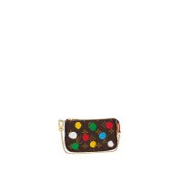 Louis Vuitton x Yayoi Kusama Mini Pochette Accessoires in Monogram canvas with Painted Dots print