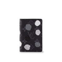 Pocket Organiser In Monogram Eclipse Canvas With Painted Dots Print Louis Vuitton X Yayoi Kusama
