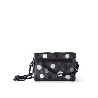 Mini Soft Trunk In Monogram Eclipse Canvas With Painted Dots Print Louis Vuitton X Yayoi Kusama