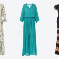 (画像左より) ＜The Vintage Dress＞  ドレス 5万2,800円 ジャンプスーツ 5万2,800円 ドレス 3万9,600円