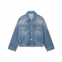 MID BLUE LOVE HEART DENIM JACKET 15万7,300円（税込）