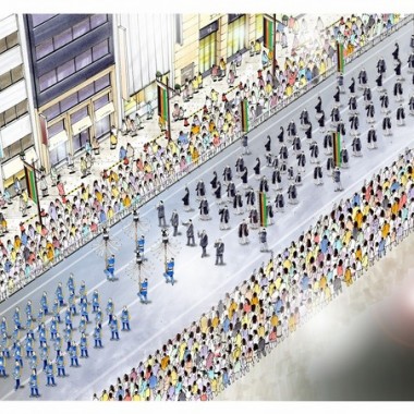 史上初、新歌舞伎座のオープン記念パレード開催決定。中村時蔵、尾上菊之助、市川海老蔵ら総勢60名が”お練り”披露