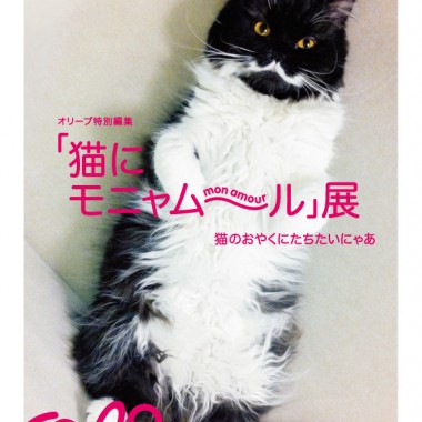 オリーブムック本『猫にモニャムール』がチャリティー展「猫のおやくにたちたいにゃあ」開催