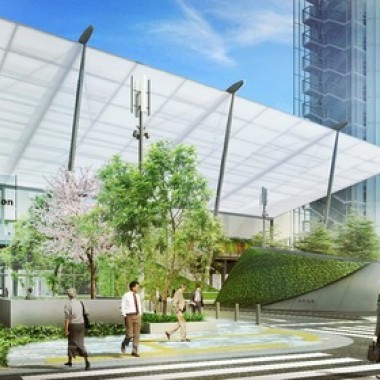 JR東日本が東京駅八重洲口「グランルーフ」の9月完成を発表。駅前広場も来年秋に完成予定