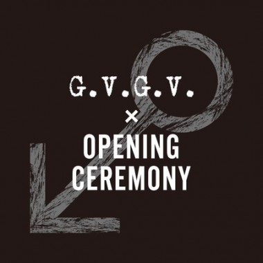 G.V.G.V.初メンズコレクション、オープニングセレモニーに登場
