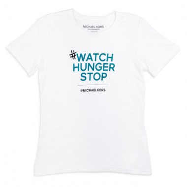 マイケル・コース、飢餓撲滅特別Tシャツを5都市で配布。16日表参道店で実施