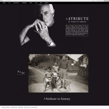 ジョルジオアルマーニ、40周年記念プロジェクト「#アトリビュート」始動