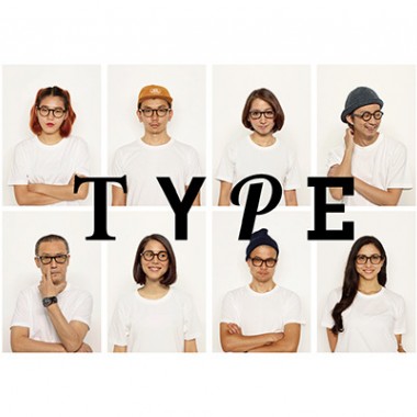 “書体”の持つデザイン性を注入、眼鏡ブランドTYPEが新モデル発売
