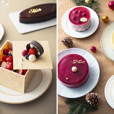パティスリー キハチの新作クリスマスケーキ。“宝石”をテーマに8種がラインナップ