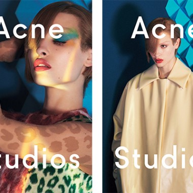 アクネ ストゥディオズ2016秋冬広告第2弾！ファッションウィーク開催と同時にロンドン、ミラノ、パリで逐次公開
