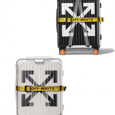 オフ-ホワイト™×リモワ、透明のスーツケース第2弾を発表