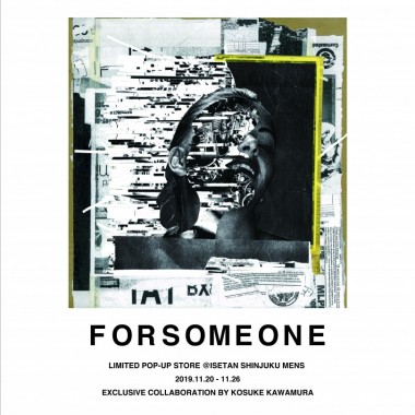 FORSOMEONEが伊勢丹メンズでポップアップ、大胆なグラフィックの限定ウエアを発売