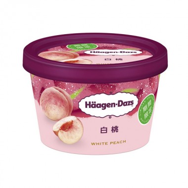 ハーゲンダッツから、ミニカップ「白桃」が期間限定発売。甘く芳醇な白桃とコク深いミルクの味わい