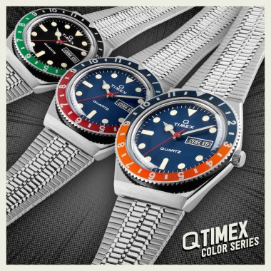 米国の腕時計ブランド「タイメックス」がTIMEX Qの大人気既存カラーと新色2種を発売