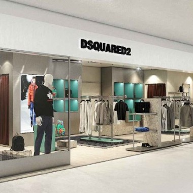 DSQUARED2が岩田屋本店にオープン! 90平米の広さを持つ店内はデザイナーの意匠を凝らした装飾に