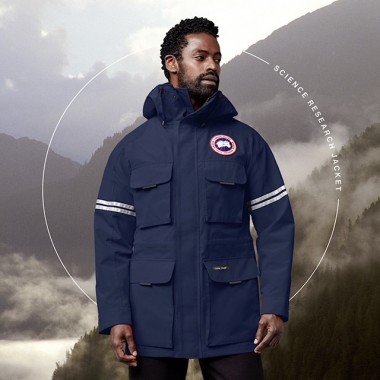 カナダグースが考案したジャケットは、極地の春から初夏にかけて体温調節のニーズに沿った機能性を搭載