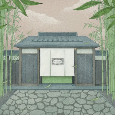グッチがブランド創設100周年を祝して、京都で体験型エキシビション「グッチ バンブーハウス」を開催
