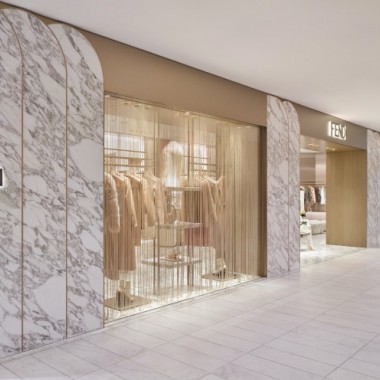 松屋銀座店のフェンディがリニューアルオープン、総床面積100平方メートルにおよぶ空間に全カテゴリーを展開