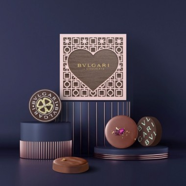 AMORE（愛）をフレーバーで表現した個性豊かなチョコレート・ジェムズ。ブルガリ イル・チョコラート のホワイトデー限定コレクション