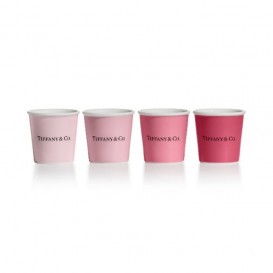 ティファニーから春らしいピンクのグラデーションが美しいコーヒー カップとエスプレッソ カップが登場