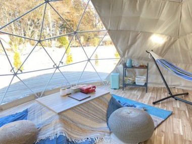 ドームテントに専用BBQ小屋でプライベートな非日常空間。那須高原にグランピング施設「那須ハミルの森」オープン