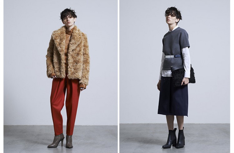 JOHNLAWRENCESULLIVAN 16AW コート （MELANGE MELTON DOUBLE BREASTED 