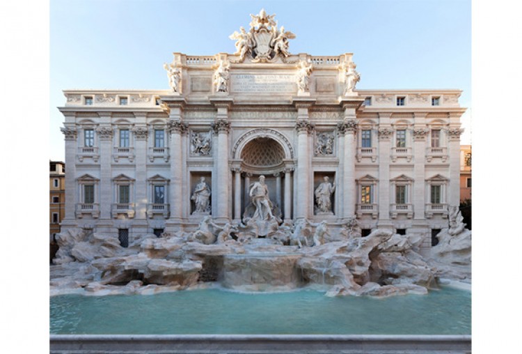 イタリア ローマの トレビの泉 修復工事完了 フェンディが単独支援 Life Fashion Headline