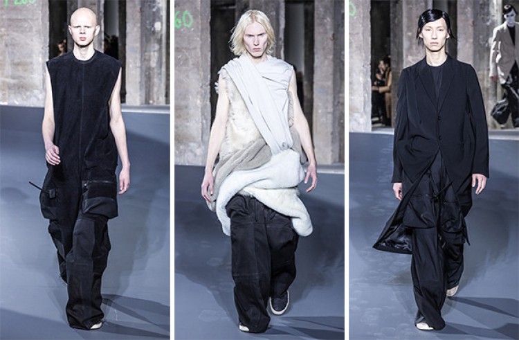 ルック リック オウエンス16 17awメンズコレクション Fashion Fashion Headline