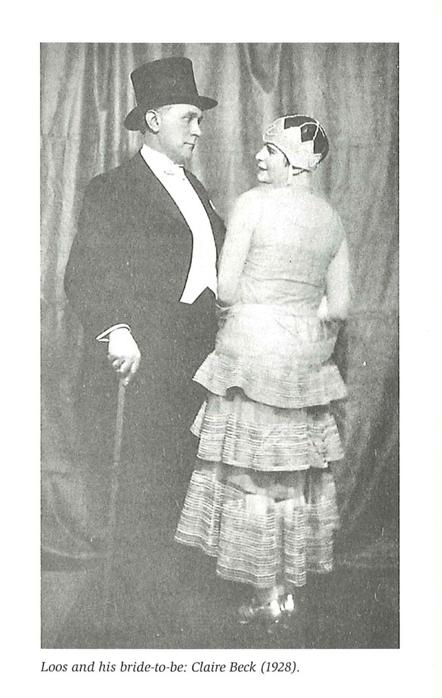 アドルフ・ルースと3番目の妻クレール・ベック