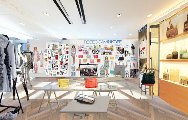 レベッカミンコフ銀座店1周年イベント開催 3dプロジェクション マッピングでリアルなニューヨークを体感 Photo 2 3 Fashion Headline
