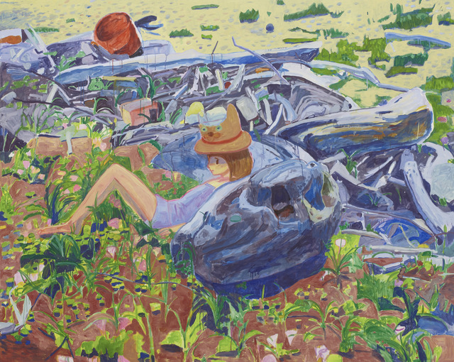 工藤麻紀子 "誰もいないと思った" 2012 181.5 x 227.0 cm oil on canvas