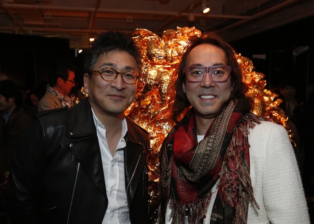 インテリアデザイナー片山正通・ワンダーウォール代表、武蔵野美術大学教授（左）と森田氏