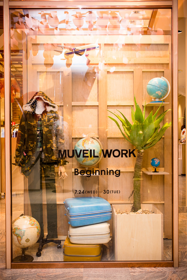 「MUVEIL WORK」"Beginning"（伊勢丹新宿店本館2階センターパーク）