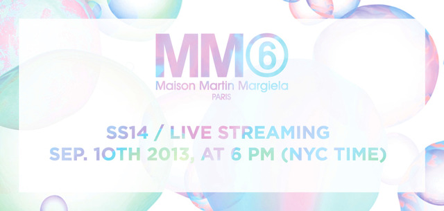 MM6 Maison Martin Margielaが初のショーを生中継