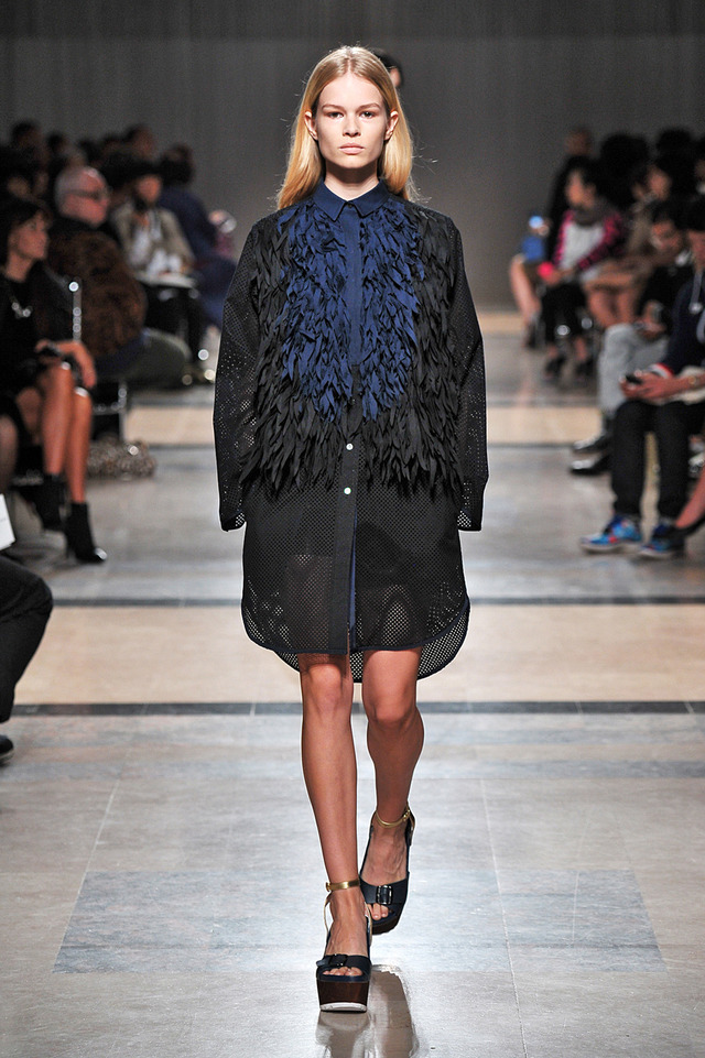 サカイはスポーツをエレガントにアレンジ 14ssパリウィメンズ Photo 39 40 Fashion Headline