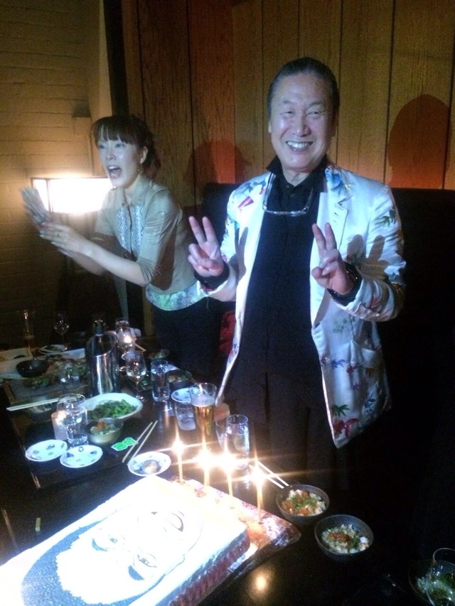 ニューヨークで70歳の誕生日を迎えた山本寛斎さん