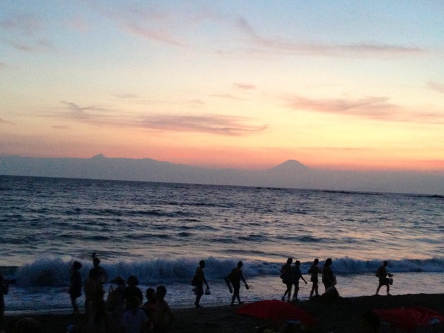 天気が良い日には富士山も見える