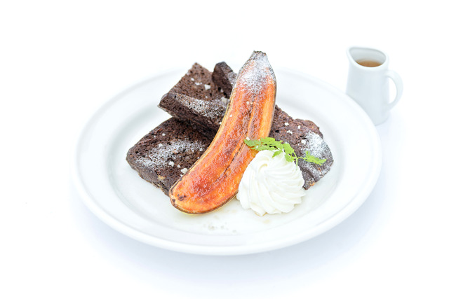 横浜高島屋カフェ・ド・チャヤで開催のフレンチトーストフェア、冷製カカオ・トースト・フレンチ提供