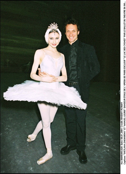 バレエダンサーのスヴェトラーナ・ザハーロワとマニュエル・ルグリ