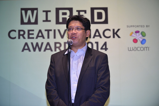 「CREATIVE HACK AWARD 2014」の授賞式